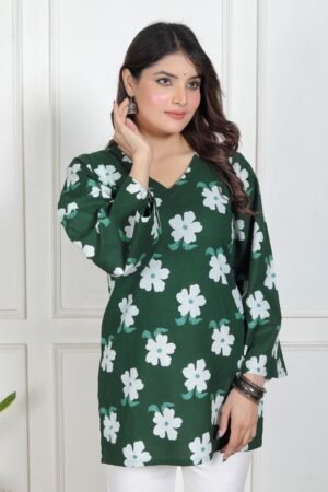 Nazreen Bell Sleeves Kurti by Velmirastyles